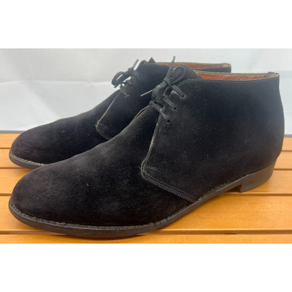 New & Lingwood Chucka Boots Mens 9 US Black Suede England Leather Dress Shoe main image 11